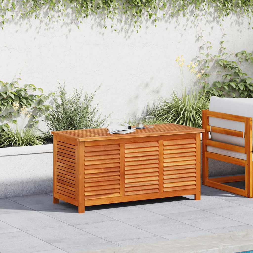 Thumbnail - vidaXL Gartenbox mit Lüftungsschlitzen 113x50x56 cm Massivholz Akazie