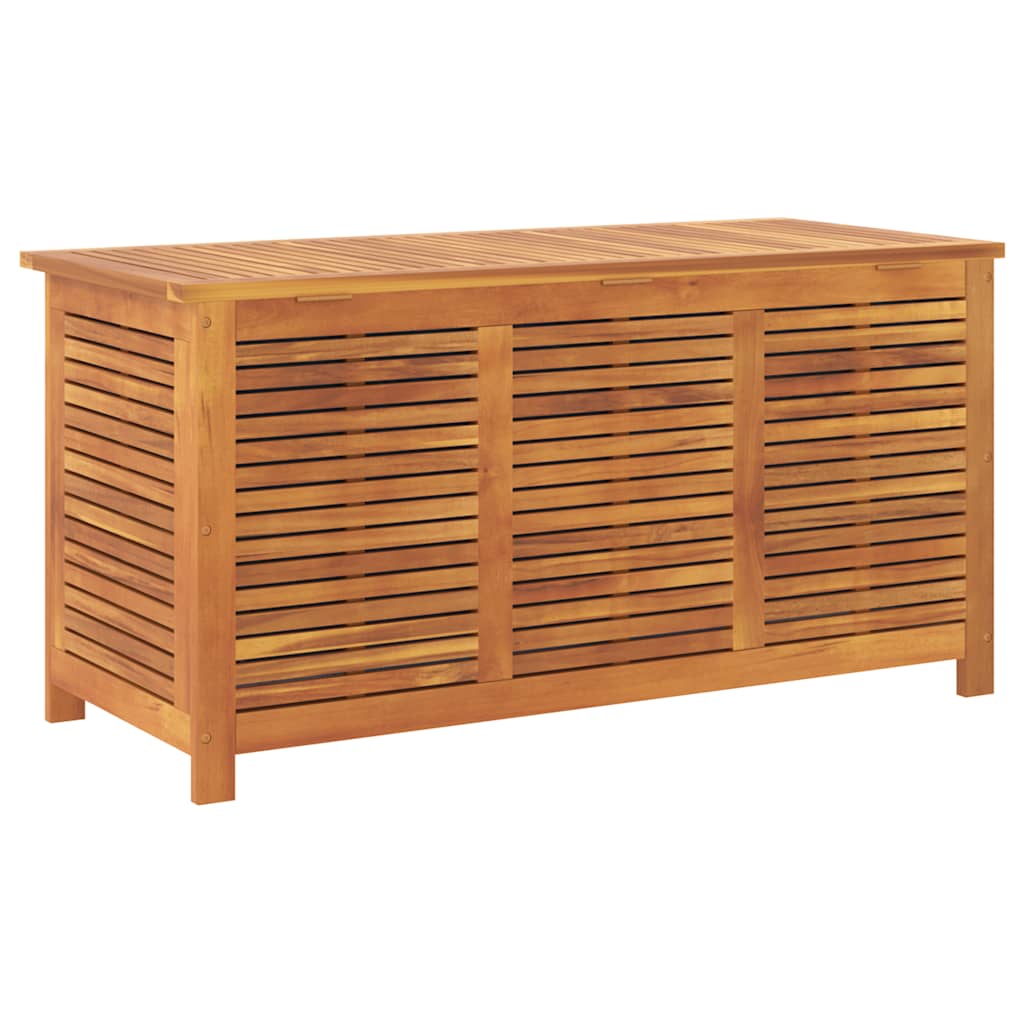 Garden Storage Box with Louver Outdoor Patio Furniture Solid Wood Acacia vidaXL - Picture 35 of 48