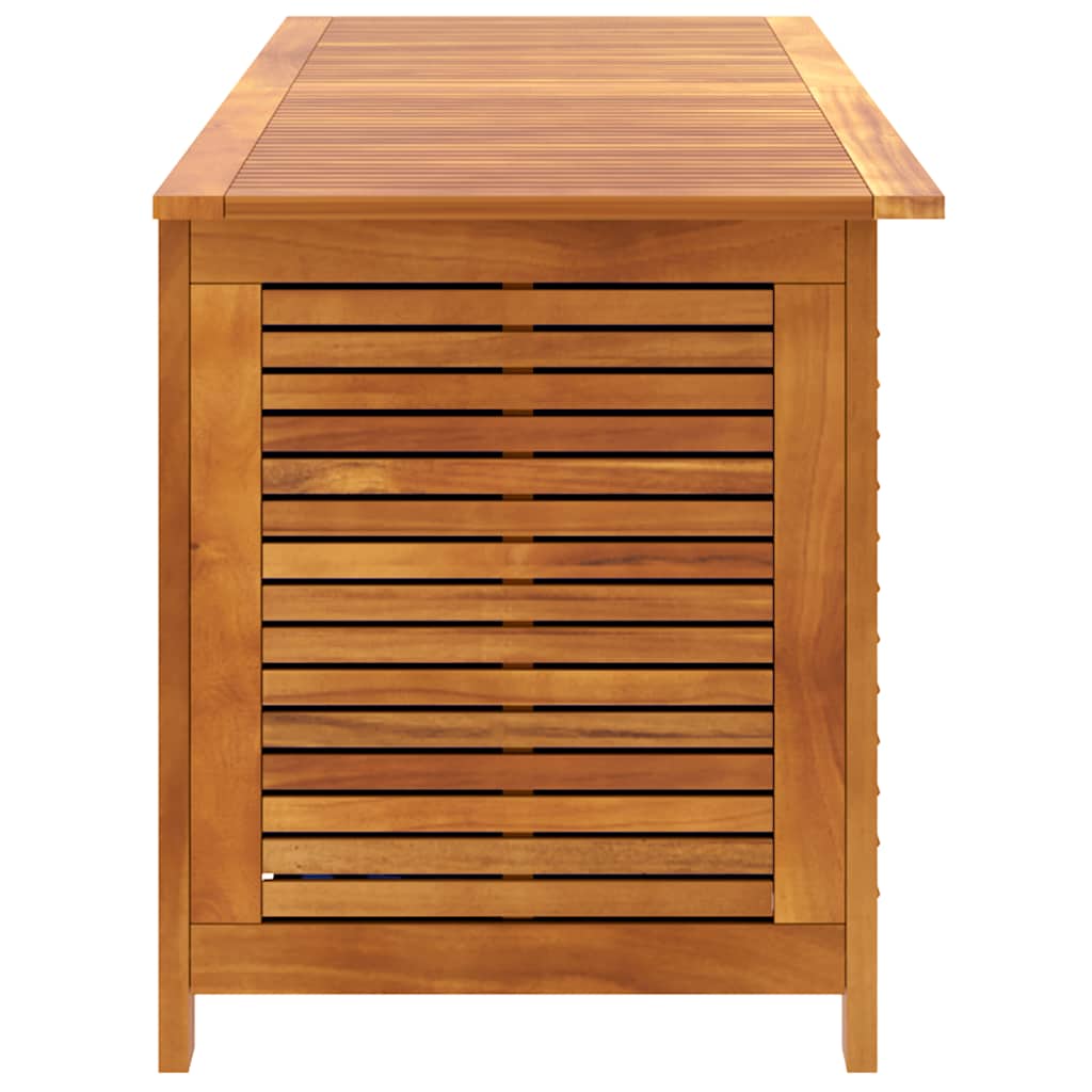 Garden Storage Box with Louver Outdoor Patio Furniture Solid Wood Acacia vidaXL - Picture 45 of 48