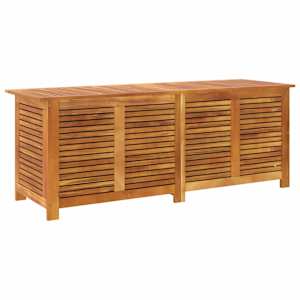 Zahradní úložný box s lamelami 150 x 50 x 56 cm masivní akácie - obrázek 9