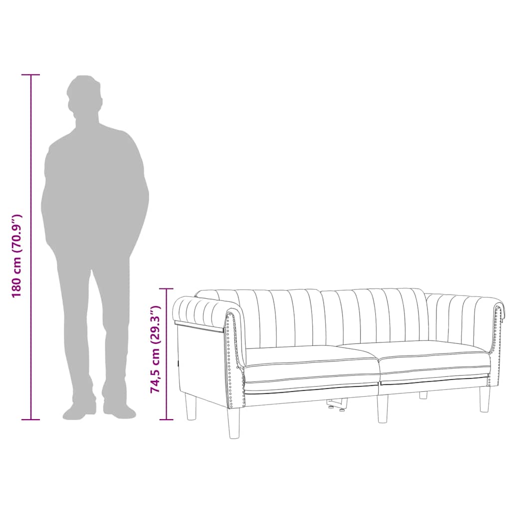 Sofa Chair Upholstered Armchair Seating Living Room Faux Suede Leather vidaXL - Picture 89 of 132