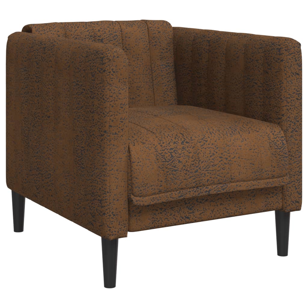 Sofa Chair Upholstered Armchair Seating Living Room Faux Suede Leather vidaXL