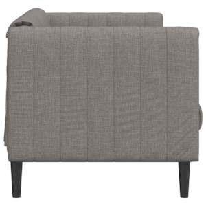 Pohovka 2místná taupe textil - obrázek 5