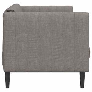 Pohovka 3místná taupe textil - obrázek 5