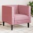  vidaXL rózsaszín bársony Chesterfield kanapéfotel termék 2. képe