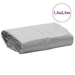 Plachta šedá 1,5 x 2,5 m 650 g/m² - obrázek 8