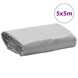 Plachta šedá 5 x 5 m 650 g/m² - obrázek 8