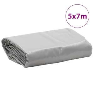 Plachta šedá 5 x 7 m 650 g/m² - obrázek 8