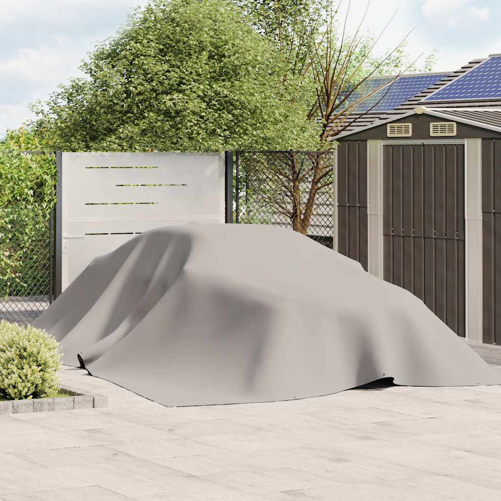 vidaXL Abdeckplane Grau 5x7 m 650 g/m²