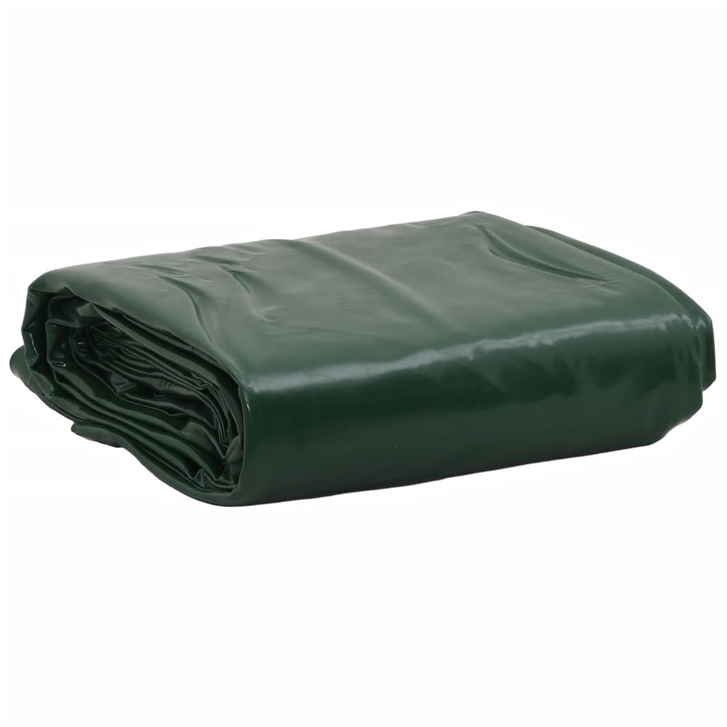 vidaXL Prelată, verde, 1x2,5 m, 650 g/m²