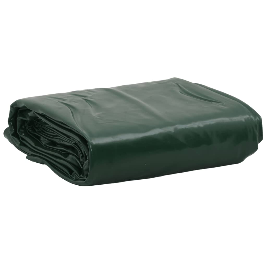 vidaXL Prelată, verde, 5x5 m, 650 g/m²