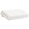 vidaXL Tarpaulin 650g / m&sup2; Valge 1,5 x 2 m L&otilde;uend PVC kattega