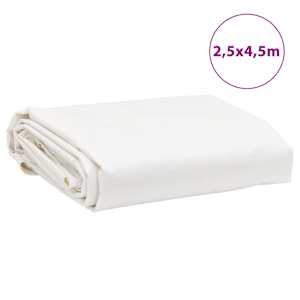 Plachta bílá 2,5 x 4,5 m 650 g/m² - obrázek 8