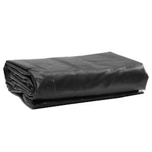 Plachta 650g / m² Černá 5 x 7 m Plátno s PVC povrchovou úpravou - obrázek 1