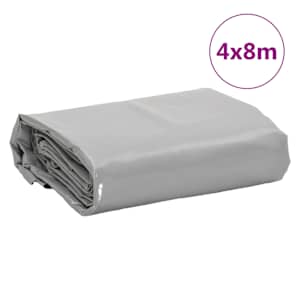 Plachta šedá 4 x 8 m 650 g/m² - obrázek 8