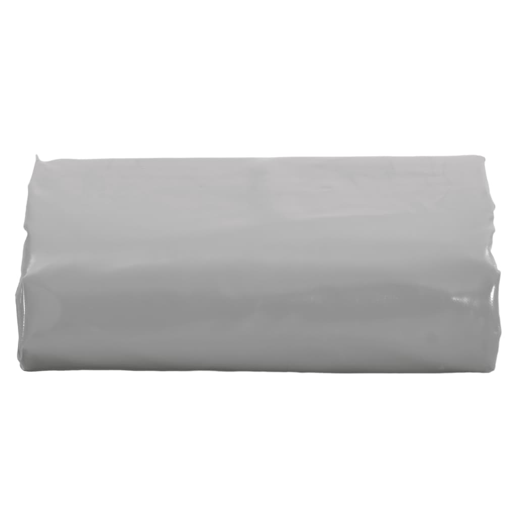 vidaXL Dekzeil 650 g/m² 3,5x5 m grijs afbeelding