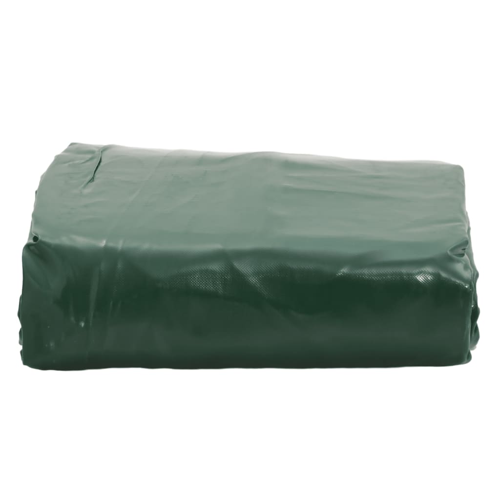 vidaXL Dekzeil 650 g/m² 3x6 m groen afbeelding