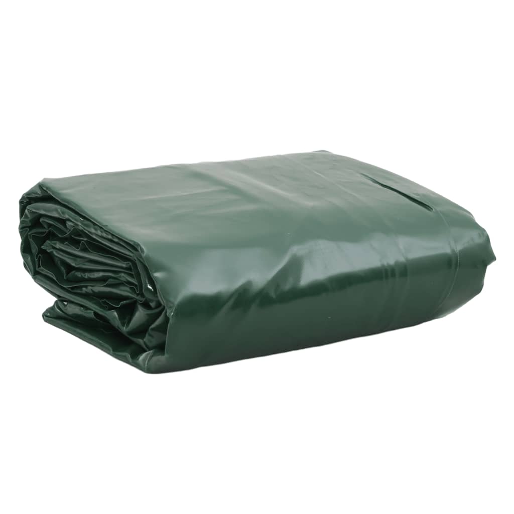 vidaXL Plachta zelená 4 x 8 m 650 g/m²