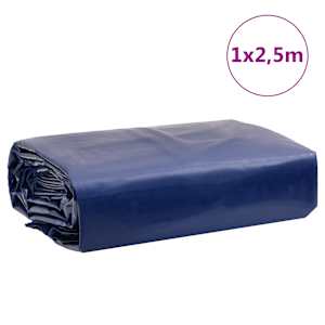 Plachta modrá 1 x 2,5 m 650 g/m² - obrázek 9