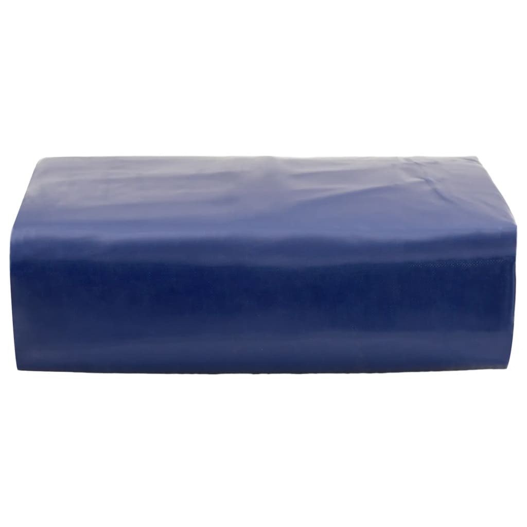 vidaXL Dekzeil 650 g/m² 5x8 m blauw afbeelding