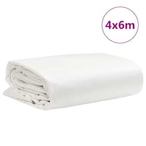 Plachta bílá 4 x 6 m 650 g/m² - obrázek 9
