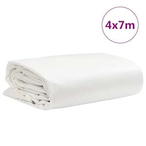 Plachta bílá 4 x 7 m 650 g/m² - obrázek 9