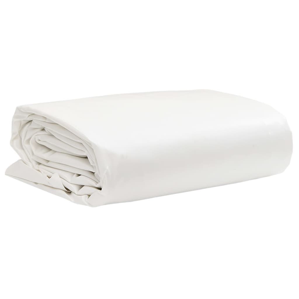 vidaXL Bâche blanc 5x6 m 600 g/m²