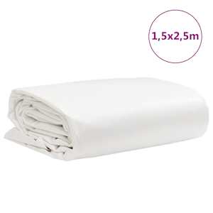 Plachta bílá 1,5 x 2,5 m 650 g/m² - obrázek 9