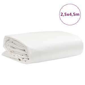 Plachta bílá 2,5 x 4,5 m 650 g/m² - obrázek 9