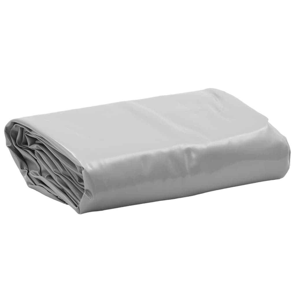 vidaXL Prelată, gri, Ø 2,2 m, 650 g/m²