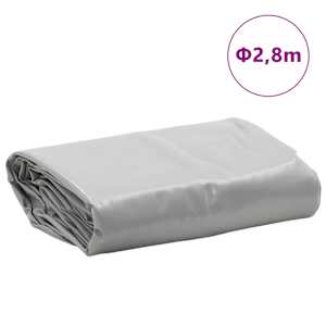 Plachta šedá Ø 2,8 m 650 g/m² - obrázek 8