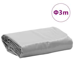 Plachta šedá Ø 3 m 650 g/m² - obrázek 8