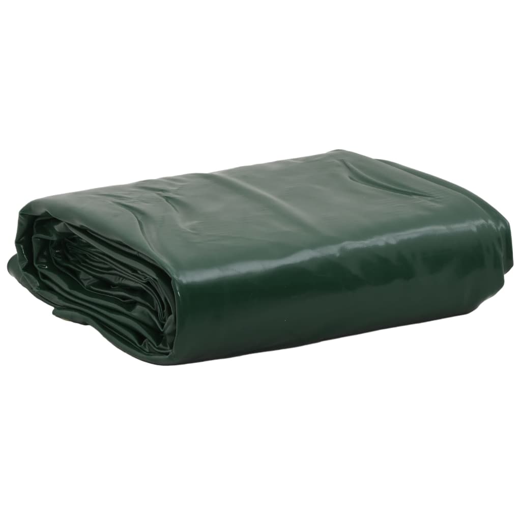 vidaXL Prelată, verde, Ø 2,4 m, 650 g/m²