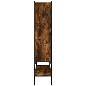 Knihovna kouřový dub 102 x 30 x 141,5 cm kompozitní dřevo - obrázek 6