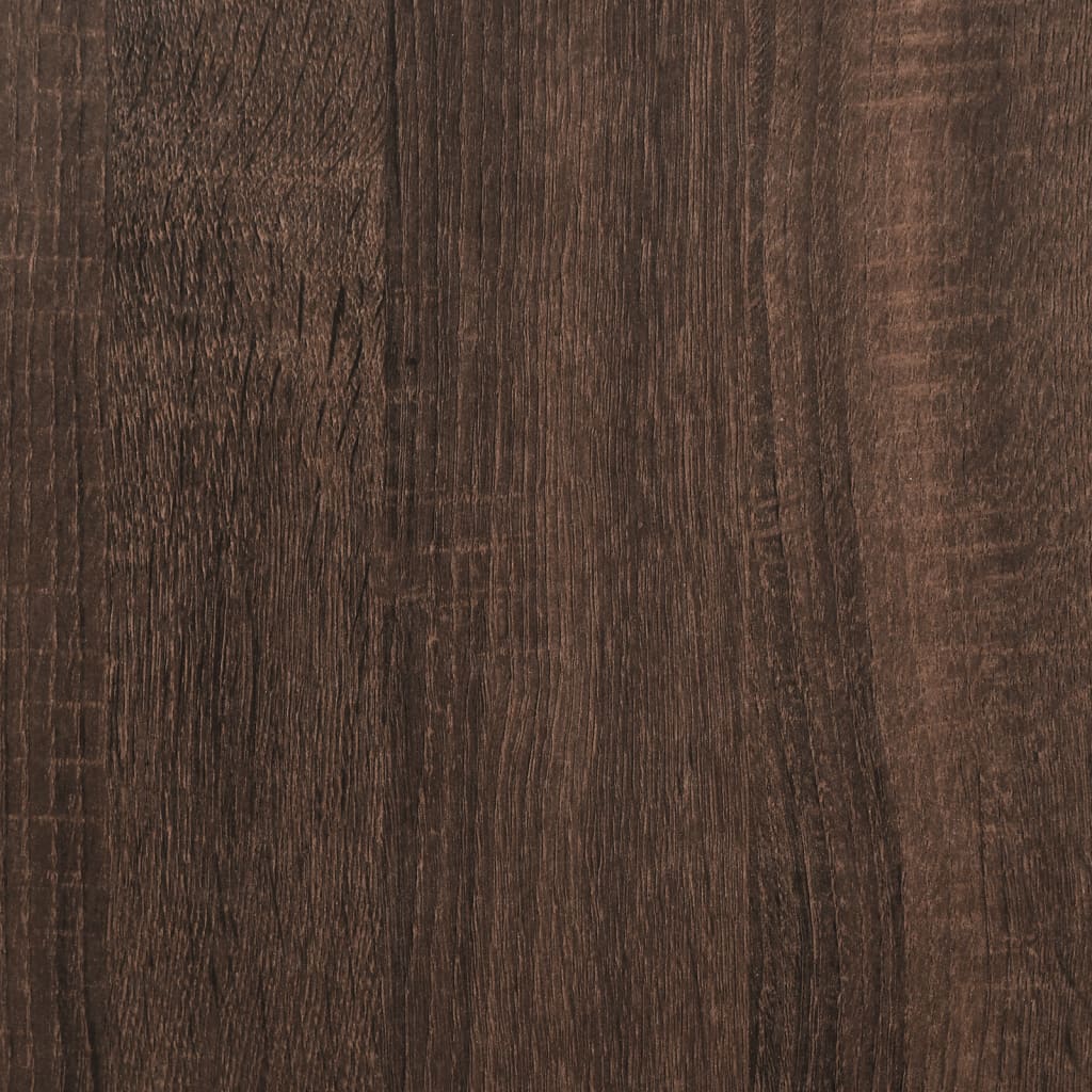  3-dielna sada kúpeľňového nábytku hnedý dub spracované drevo