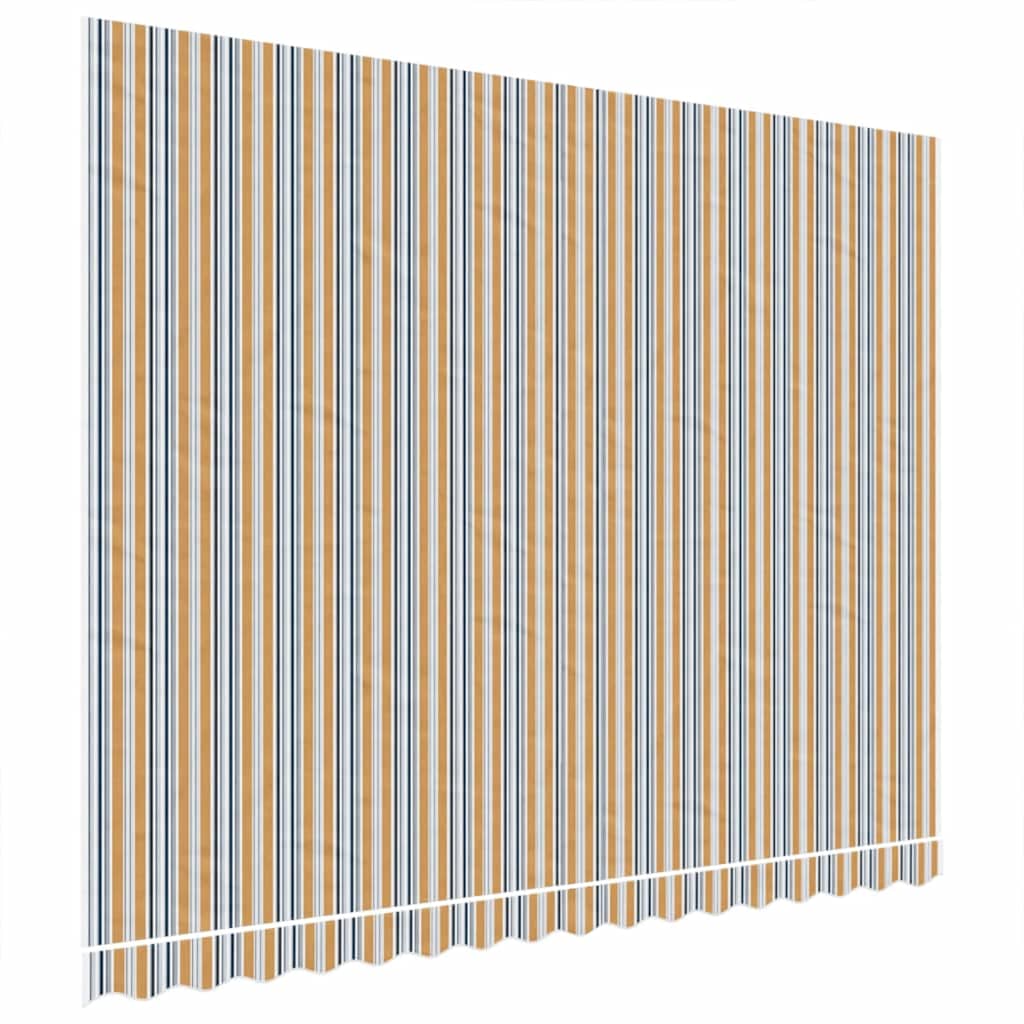 vidaXL Náhradní plachta na markýzu vícebarevná 400 x 300 cm polyesterová