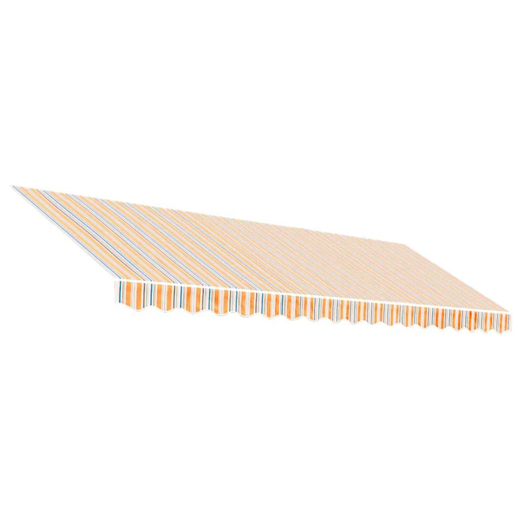 vidaXL Náhradní plachta na markýzu vícebarevná 450 x 300 cm polyesterová