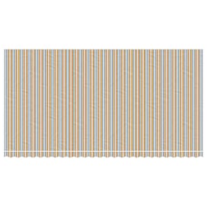 Náhradní plachta na markýzu vícebarevná 600 x 300 cm polyesterová - obrázek 3