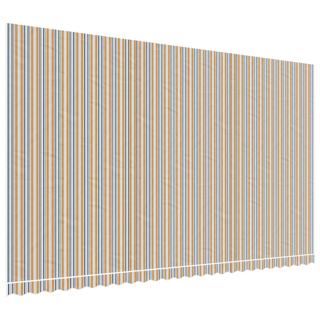 vidaXL Náhradní plachta na markýzu vícebarevná 600 x 350 cm polyesterová