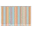 VidaXL Markisenbespannung 4x3,5 M – Gelb-Weiß Gestreift, 100% Polyester, UV-beständig, Nur Stoff Ohne Rahmen