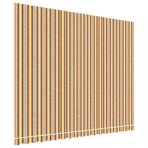 Náhradní plachta na markýzu vícebarevná 450 x 350 cm polyesterová - obrázek 2