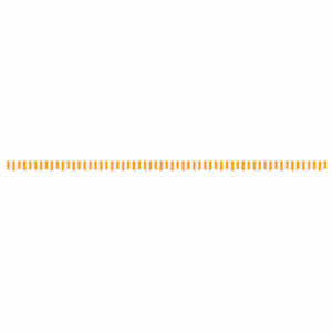 vidaXL varikatuse asenduskangas, kollane ja valge triibuline, 6 m