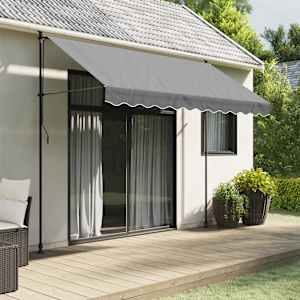 Nadomestna tkanina za tendo volančki antracitne črte 3 m