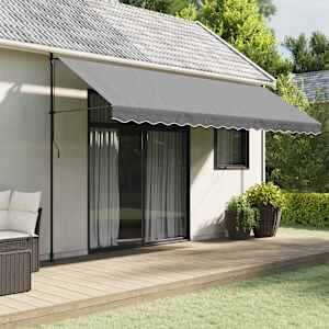 Nadomestna tkanina za tendo volančki antracitne črte 4,5 m