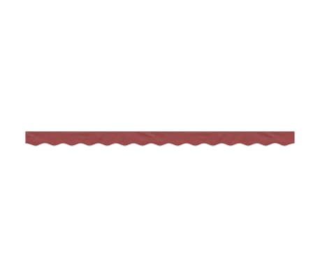 vidaXL Replacement Fabric for Awning Valance Burgundy Stripe 3.5 m