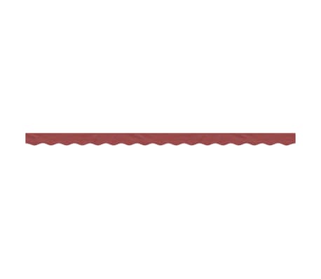 vidaXL Replacement Fabric for Awning Valance Burgundy Stripe 4 m