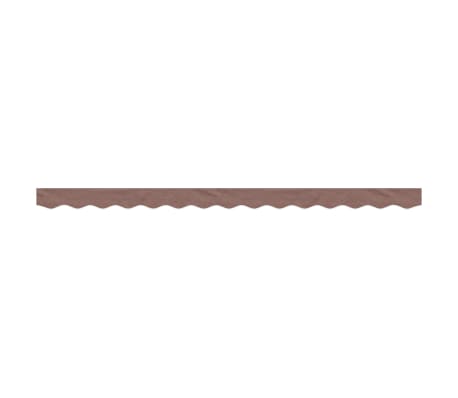 vidaXL Replacement Fabric for Awning Valance Brown Stripe 3.5 m