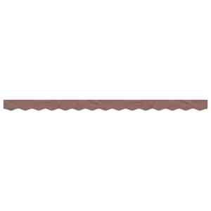 vidaXL Replacement Fabric for Awning Valance Brown Stripe 3.5 m