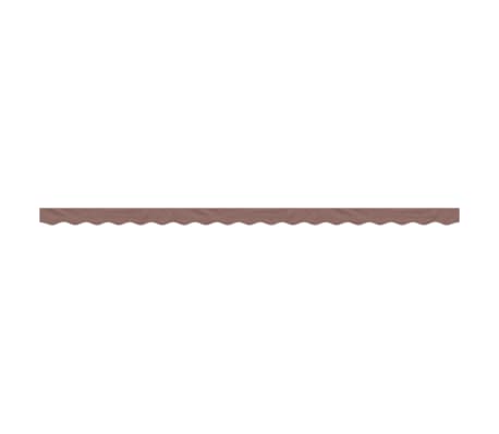vidaXL Replacement Fabric for Awning Valance Brown Stripe 4.5 m