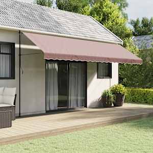 Nadomestna tkanina za tendo volančki rjave črte 5 m